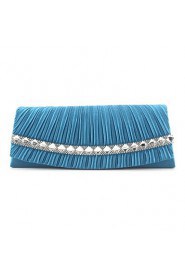 Silk Wedding/Special Occasion Clutches/Evening Handbags with Rhinestones (More Colors)