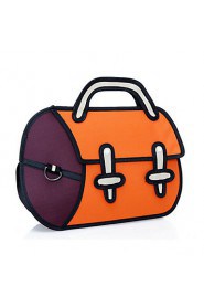 GPF Satchel 3D Three dimensional Cartoon Creative Casual Handbag Shoulder Bag Tote Cross Body Bag