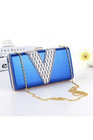 Women Formal/Event/Party/Wedding/Office & Career Other Leather Type Button Shoulder Bag/Clutch/Evening Bag/Money Clip