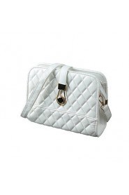 Women PU Crossbody Bag Quilted Plaid Hasp Zipper Casual Elegant Shoulder Messenger Bags
