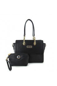 Faux Leather Satchel Briefcase Shoulder Handbag Purse Tablet, iPad Bag