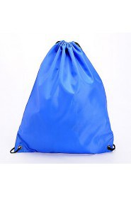2Pcs Sports/Casual/Outdoor/Travel Shoe Storage Bag Drawstring BackPack Book Bag Rope bag Shoulder Straps(Blue+Black)