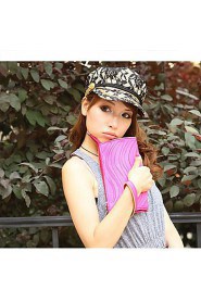 Women's Candy cColor Wave Grain Hand Bag Shoulder Bag