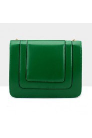 Women PU Baguette Shoulder Bag / Tote Green / Yellow / Red / Burgundy