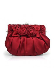 Handbag Matte Silk/Silk Evening Handbags/Clutches/Mini Bags With Flower