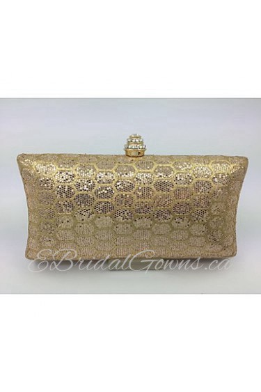 Women Other Leather Type Baguette Evening Bag Pink / Blue / Gold / Silver / Black