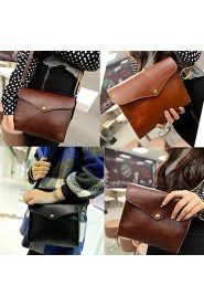 Women's Faux Leather Crossbody Messenger Mini Shoulder Bag