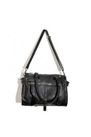 Women Handbag PU Leather Belt Pockets Large Capacity Motorcycle Shoulder Crossbody Bag