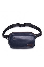 Men Formal / Sports / Casual / Outdoor / Office & Career / Shopping Poly urethane Cross Body Bag Pockets Blue / Black