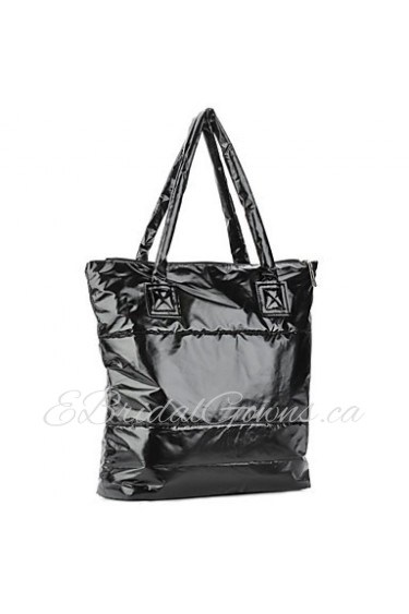 Fashion Lady's Down Shoulder Backpack / Hand Bag Black