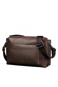 Men Shouder Bags Top Grade Genuine Leather Men Business Bag Vintage First Layer Cowhide Messenger Bags Brown