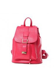 Women PU Bucket Backpack Multi color