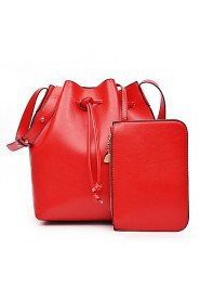 Women Formal / Casual / Office & Career / Shopping PU Shoulder Bag Pink / Purple / Red / Black