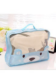 Hot Sale Cute Cartoon Bear Suit Traveling Tourism Necessary Wash Bag Cosmetic Bags Bath Pouch