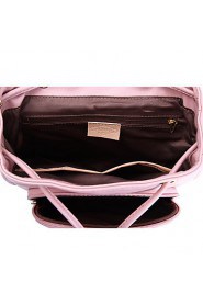 Women's PU Backpack/Tote Bag/Leisure bag/Travel Bag Pink
