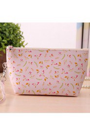 Hot Sale New Flower Floral Pencil Pen Canvas Case Cosmetic Makeup Tool Bag Storage Pouch Purse