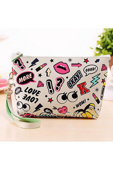 Cartoon Printed Makeup Bags Multicolor Pattern Cute Cosmetics Pouchs For Travel Ladies Pouch Women Cosmetic Bag