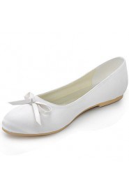 Satin Women's Wedding Ballerina Flats with Bowknot Shoes(More Colors)