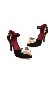 Women's Shoes Stiletto Heel Heels/Closed Toe Pumps/Heels Dress Black/Silver/Gold