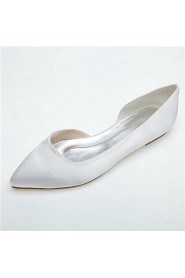 Women's Wedding Shoes Pointed Toe Flats Wedding/Casual/Party & Evening Black/Blue/Pink/Purple/Ivory/White/Silver