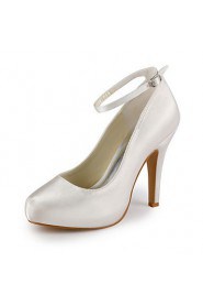 Women's Shoes Ankle Strap Satin Stiletto Heel Pumps Wedding Shoes More Color Available