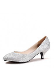 Women's Wedding Shoes Heels/Pointed Toe Heels Wedding Blue/Purple/Red/Silver/Gold