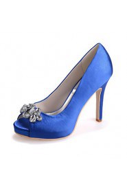 Women's Shoes Silk Stiletto Heel Peep Toe Sandals Wedding/Party & Evening Wedding Shoes More Colors available