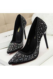 Women's Shoes Pumps Sweet Elegant Glitters Stiletto Heel Comfort / Pointed Toe Heels Office & Career / Dress