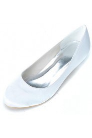 Women's Wedding Shoes Round Toe Heels Wedding/Party & Evening Black/Blue/Pink/Purple/Ivory/White/Silver