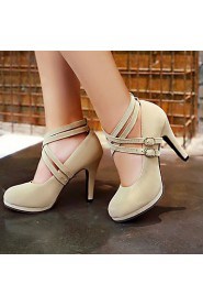 Women's Shoes Heel Heels Heels Office & Career / Dress / Casual Black / Beige/308