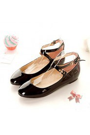 Round Toe Flat Heel Leather Flats Women's Shoes(More Colors)