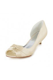 Women's Wedding Shoes Heels / Peep Toe Sandals Wedding / Party & Evening / Dress Blue / Purple / Champagne
