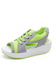 Women's Fitness & Cross Training Shoes Synthetic / Faux Blue / Green / Pink