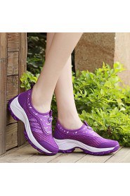 Women's Shoes Casual/Dress/Outdoor/Running Fashion Tulle Leather Sneakers Slip-on Shoes Multicolor 35-40