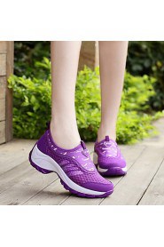 Women's Shoes Casual/Dress/Outdoor/Running Fashion Tulle Leather Sneakers Slip-on Shoes Multicolor 35-40