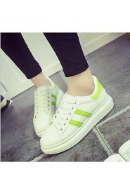 Women's Shoes Patent Leather Platform Comfort Fashion Sneakers Outdoor / Athletic / Casual Black / Green / Red / Gold