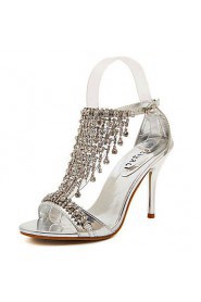 Women's Shoes Stiletto Heel Heels Sandals Casual Silver/Gold