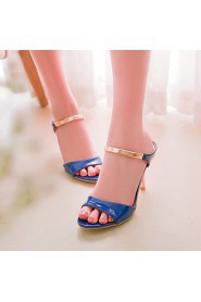 Women's Shoes Stiletto Heel Open Toe Patent Leather Sandals More Colors Available