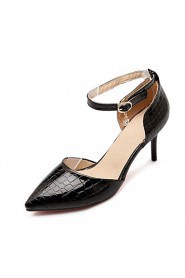 Women's Shoes Patent Leather/Stiletto Heel/D'Orsay & Two-Piece/Pointed Toe Heels Office & Career/Party & Evening