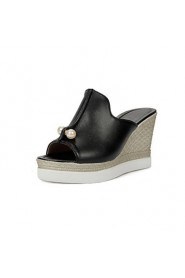 Women's Shoes Wedges Heels/Platform/Sling back/Open Toe Sandals Dress Black/Blue/Pink/White