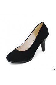 Women's Shoes Synthetic Chunky Heel Heels Heels Office & Career Black