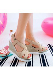 Women's Shoes Wedge Heel Wedges / Heels / Peep Toe / Platform / Slingback / Gladiator Sandals Dress / Casual