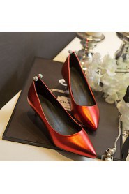 Women's Shoes Stiletto Heel/Pointed Toe Heels Office & Career/Party & Evening/DressBlue/Pink/Red/Silver /