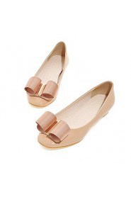 Women's Shoes PU Flat Heel Moccasin / Comfort / Square Toe / Closed Toe Flats Office & Career / Dress / Casual