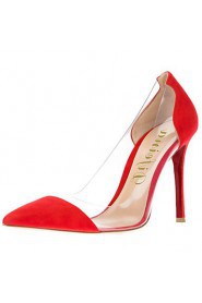 Women's Shoes Fleece Stiletto Heel Heels / Pointed Toe Heels Party & Evening / Dress / Casual Multi-color