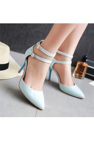 Women's Shoes Stiletto Heel Heels / Pointed Toe Heels Wedding / Party & Evening / Dress Blue / Pink / White