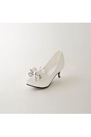 Women's Shoes Leatherette Stiletto Heel Heels Heels Office & Career / Party & Evening / Dress Pink / White