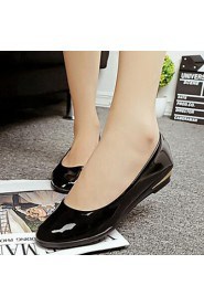 Women's Shoes Simple Style Slip On Sweet Pump Flat Heel Comfort / Pointed Toe Flats Outdoor / Casual