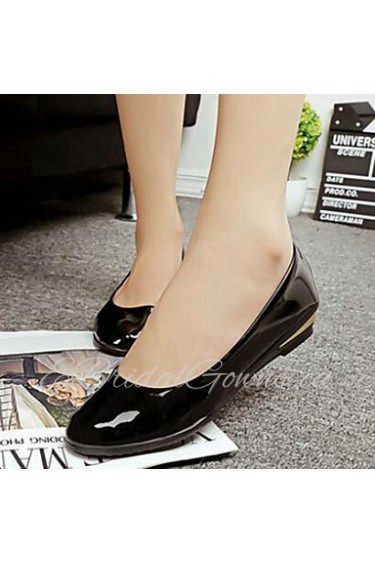 Women's Shoes Simple Style Slip On Sweet Pump Flat Heel Comfort / Pointed Toe Flats Outdoor / Casual