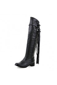 Women's Shoes Round Toe Low Heel Over the Knee Boots More Colors available